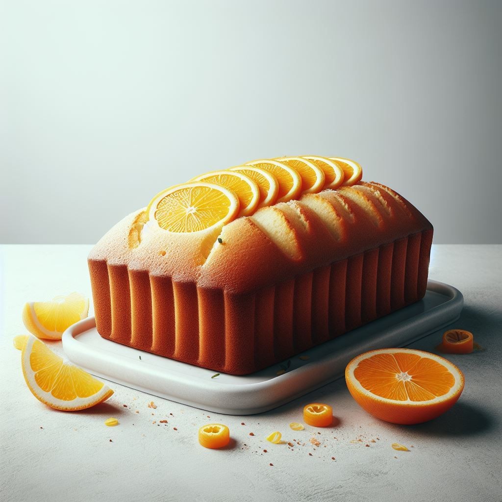 bolo de laranja e limão com o aroma e textura perfeito
